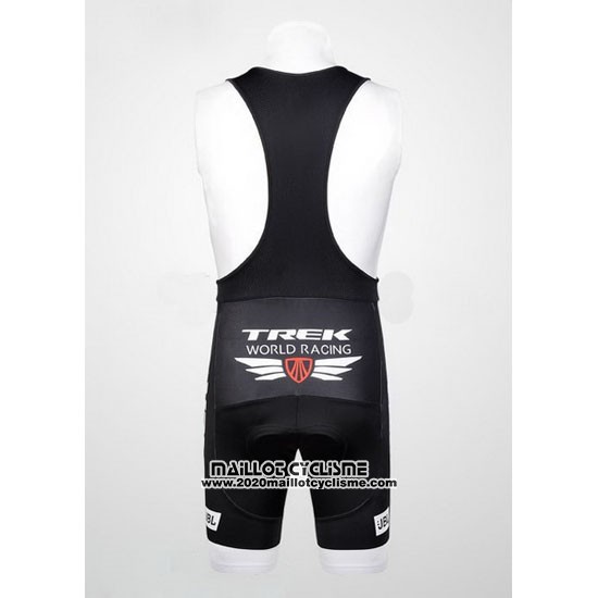 2012 Maillot Ciclismo Trek Blanc et Gris Manches Courtes et Cuissard